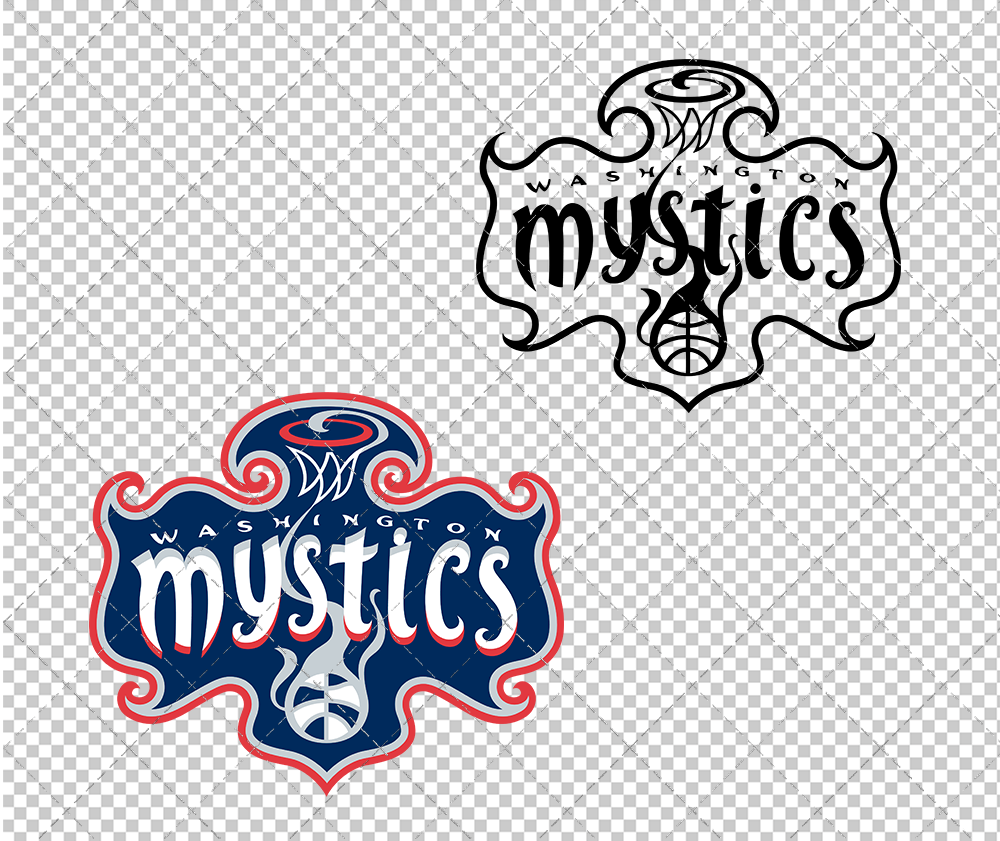 Washington Mystics 2011, Svg, Dxf, Eps, Png - SvgShopArt