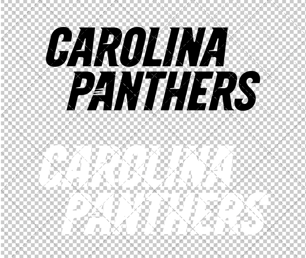 Carolina Panthers Wordmark 2012 002, Svg, Dxf, Eps, Png - SvgShopArt