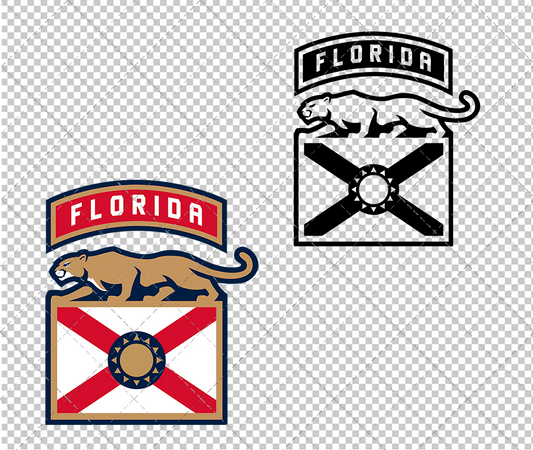 Florida Panthers Alternate 2016, Svg, Dxf, Eps, Png - SvgShopArt