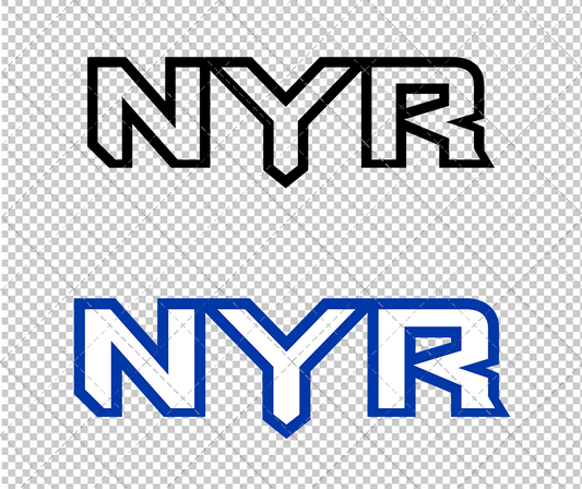 New York Rangers Concept 1996 004, Svg, Dxf, Eps, Png - SvgShopArt