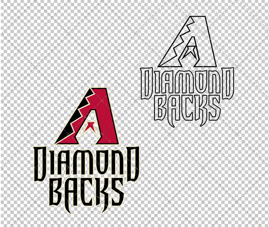Arizona Diamondbacks 2008, Svg, Dxf, Eps, Png - SvgShopArt