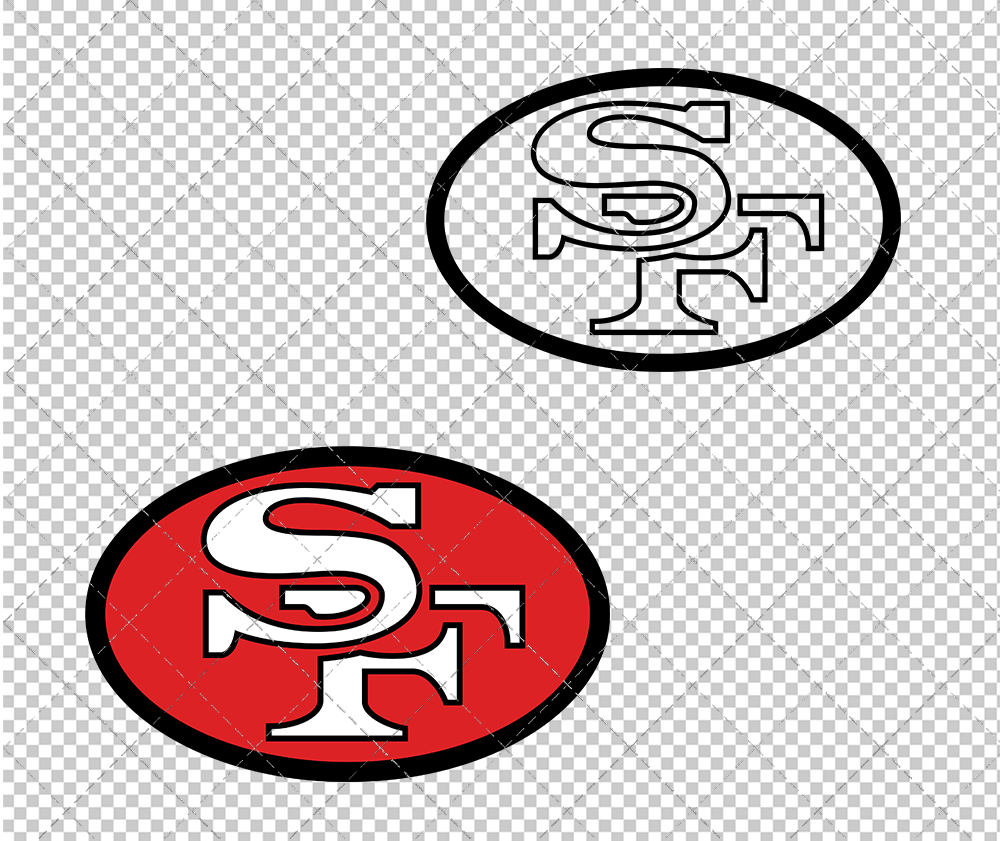 San Francisco 49Ers 1968, Svg, Dxf, Eps, Png - SvgShopArt