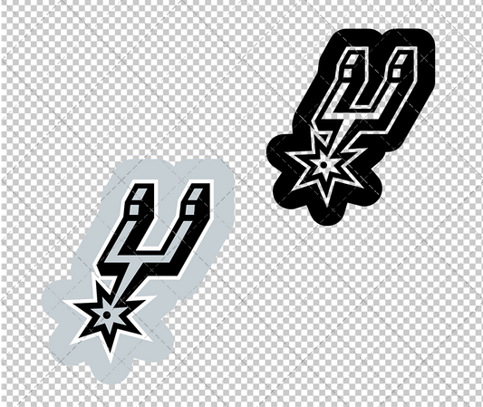 San Antonio Spurs Concept 2017 002, Svg, Dxf, Eps, Png - SvgShopArt