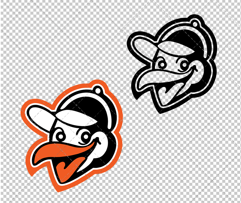 Baltimore Orioles Alternate 1955, Svg, Dxf, Eps, Png - SvgShopArt