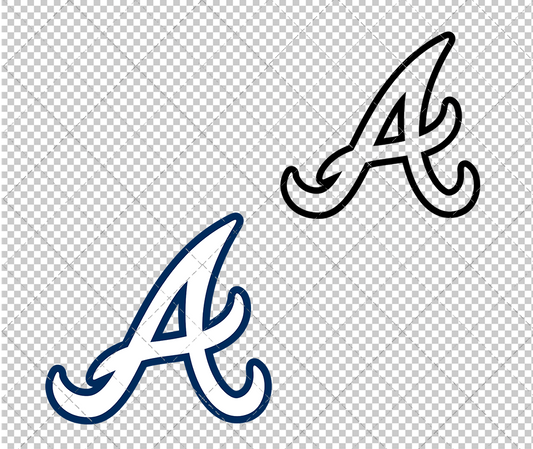 Atlanta Braves Alternate 2012, Svg, Dxf, Eps, Png - SvgShopArt