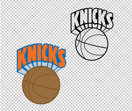 New York Knicks 1983, Svg, Dxf, Eps, Png - SvgShopArt