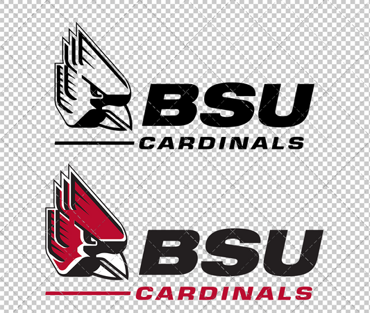 Ball State Cardinals Alternate 2015, Svg, Dxf, Eps, Png - SvgShopArt