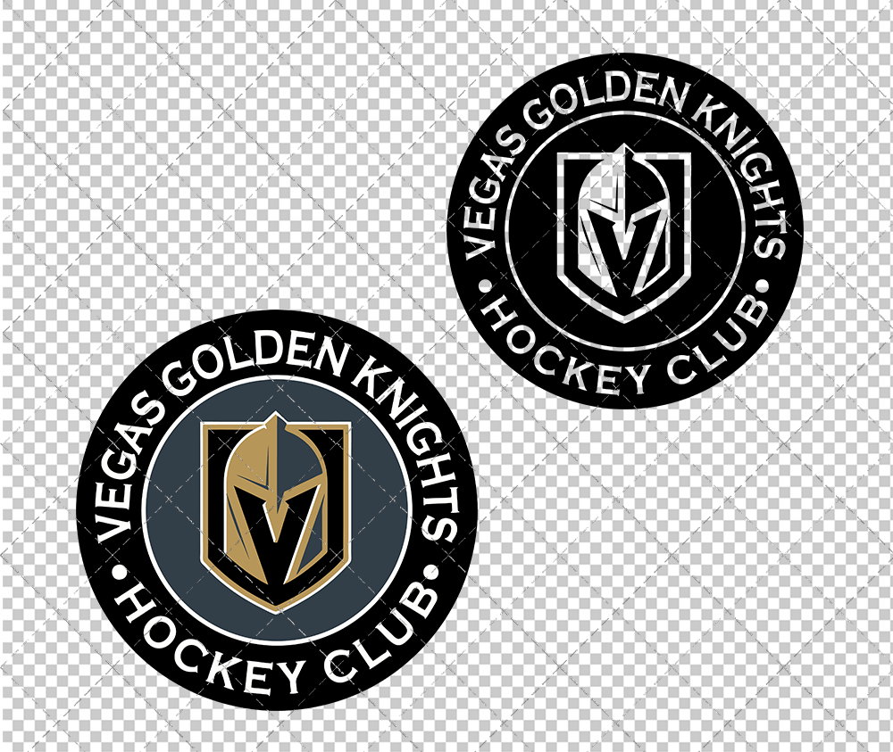 Vegas Golden Knights Circle 2017 005, Svg, Dxf, Eps, Png - SvgShopArt