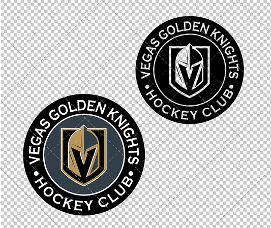 Vegas Golden Knights Circle 2017 005, Svg, Dxf, Eps, Png - SvgShopArt