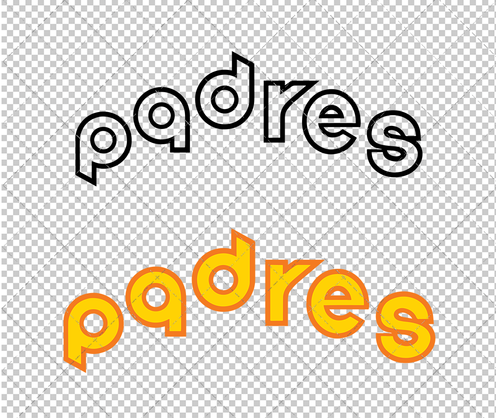 San Diego Padres Jersey 1980 002, Svg, Dxf, Eps, Png - SvgShopArt