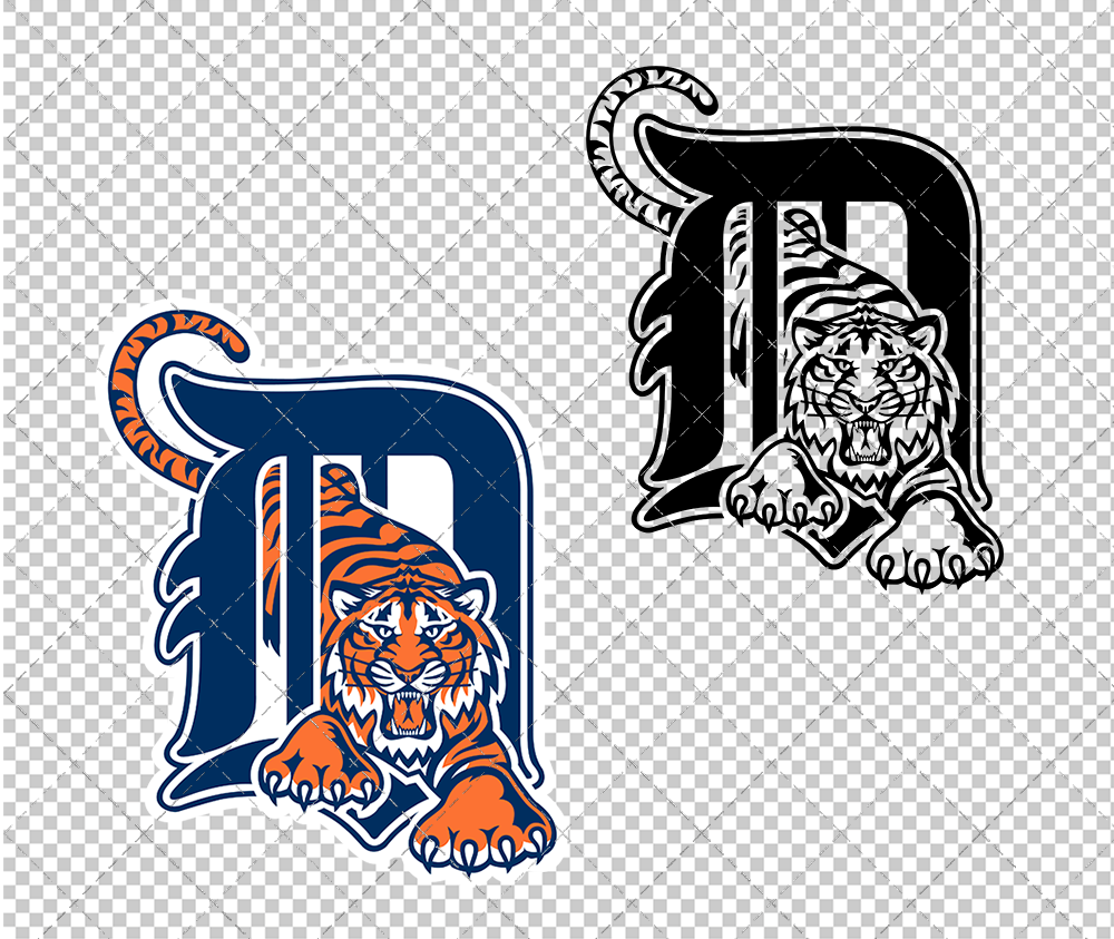 Detroit Tigers 1994, Svg, Dxf, Eps, Png - SvgShopArt