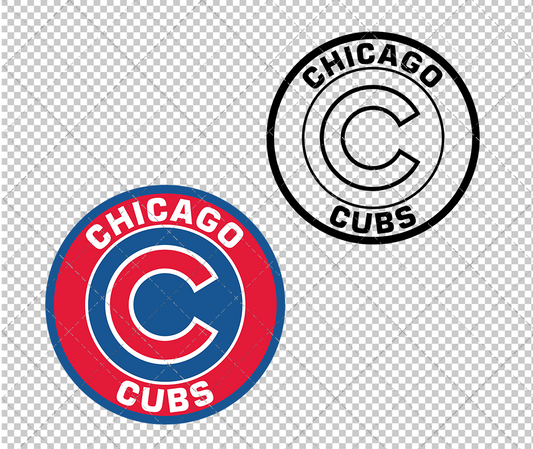 Chicago Cubs Circle 1974, Svg, Dxf, Eps, Png - SvgShopArt