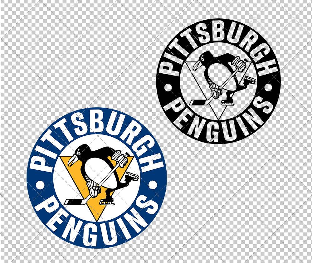 Pittsburgh Penguins 1968, Svg, Dxf, Eps, Png - SvgShopArt