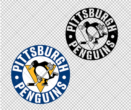 Pittsburgh Penguins 1968, Svg, Dxf, Eps, Png - SvgShopArt