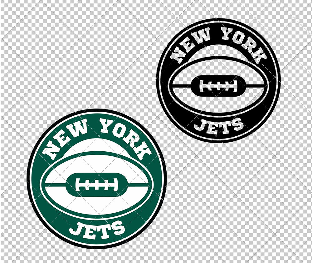 New York Jets Circle 1998 003, Svg, Dxf, Eps, Png - SvgShopArt