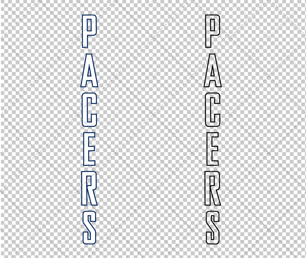Indiana Pacers Jersey 2005 006, Svg, Dxf, Eps, Png - SvgShopArt