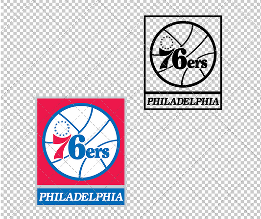 Philadelphia 76ers 2009, Svg, Dxf, Eps, Png - SvgShopArt