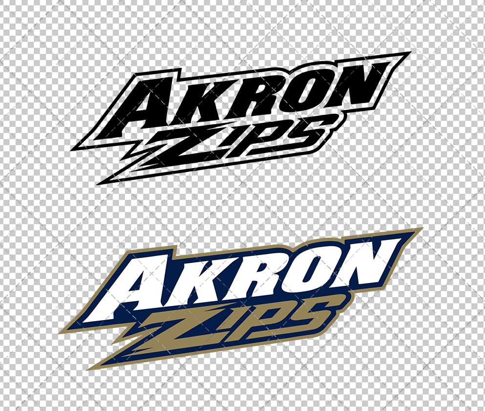 Akron Zips Wordmark 2008, Svg, Dxf, Eps, Png - SvgShopArt