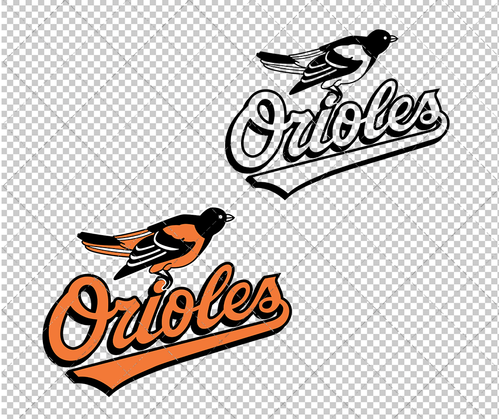 Baltimore Orioles Alternate 1995, Svg, Dxf, Eps, Png - SvgShopArt