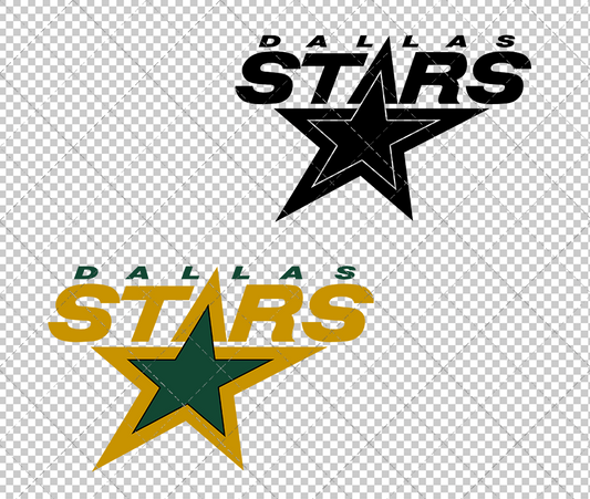 Dallas Stars 1994, Svg, Dxf, Eps, Png - SvgShopArt