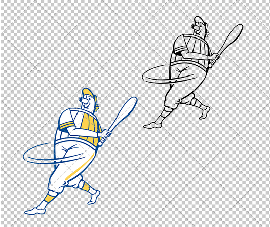 Milwaukee Brewers Alternate 1970, Svg, Dxf, Eps, Png - SvgShopArt