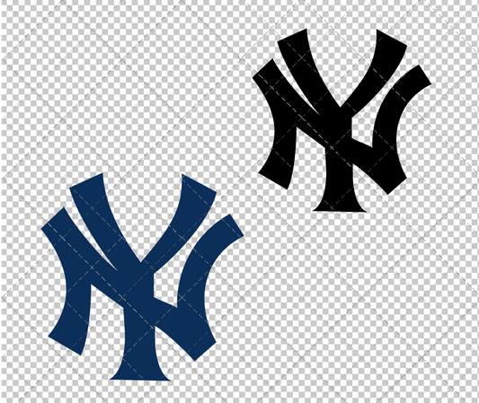 New York Yankees Alternatene 1947, Svg, Dxf, Eps, Png - SvgShopArt