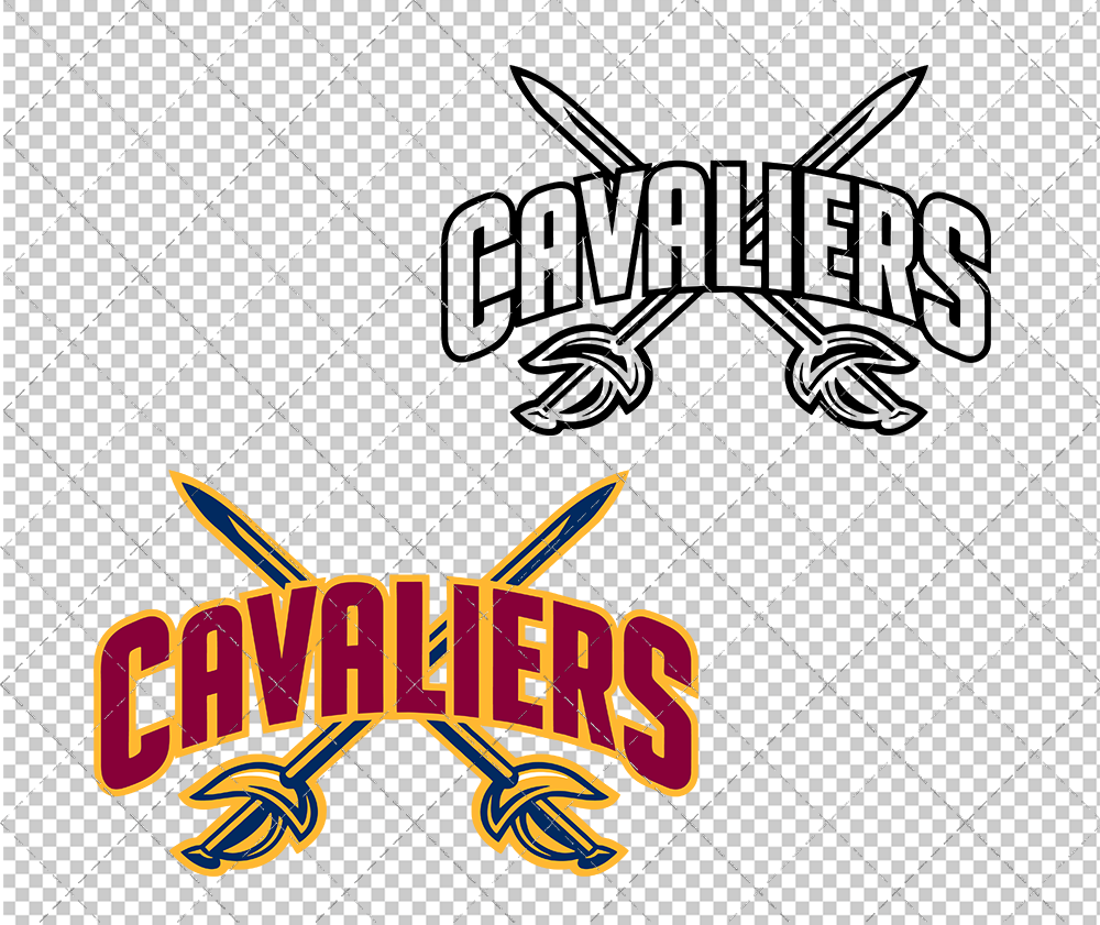 Cleveland Cavaliers Alternate 2010 004, Svg, Dxf, Eps, Png - SvgShopArt