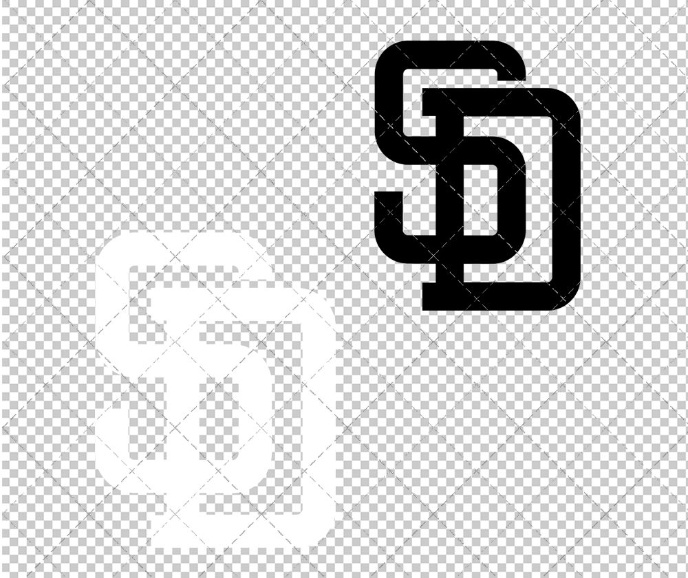 San Diego Padres Cap 1998, Svg, Dxf, Eps, Png - SvgShopArt