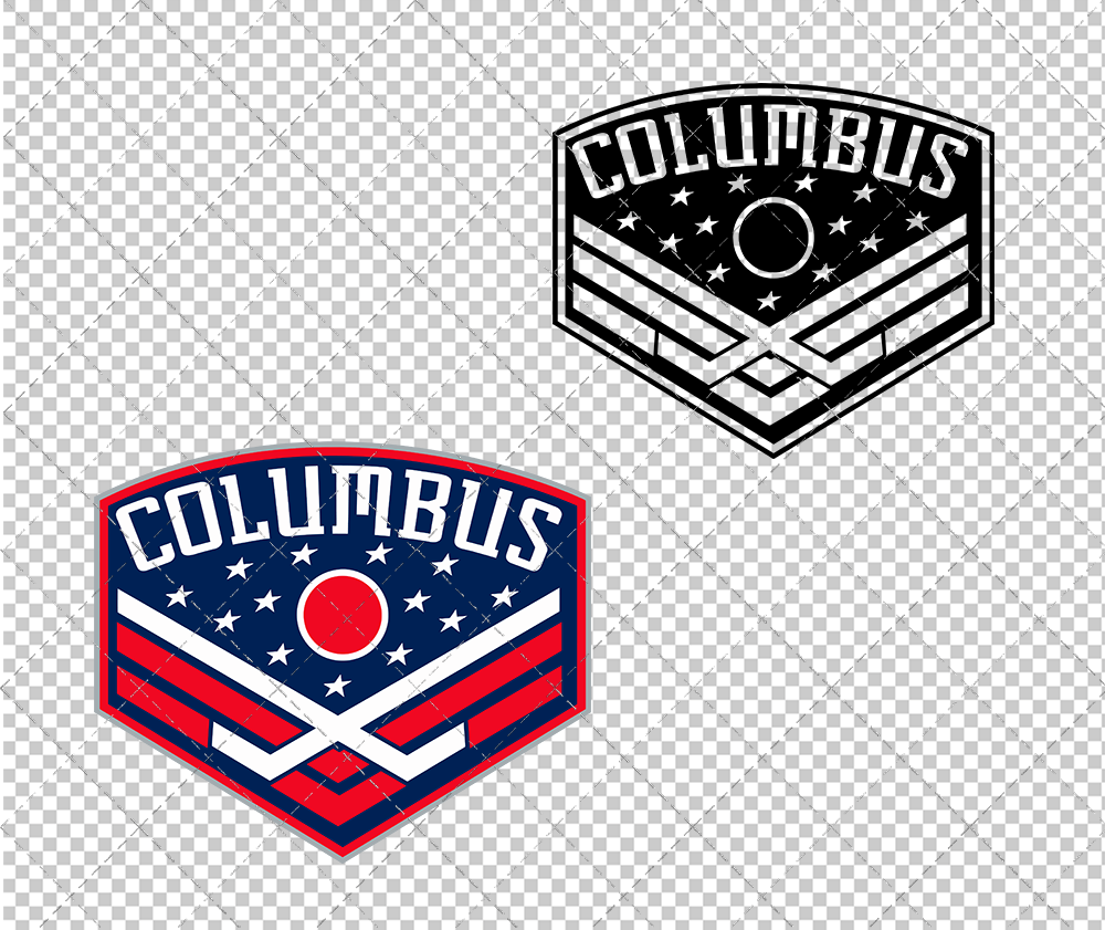 Columbus Blue Jackets Concept 2007 002, Svg, Dxf, Eps, Png - SvgShopArt