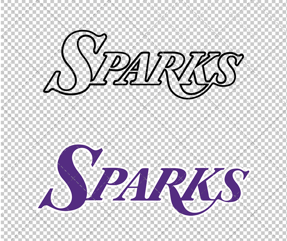 Los Angeles Sparks Jersey 1997, Svg, Dxf, Eps, Png - SvgShopArt