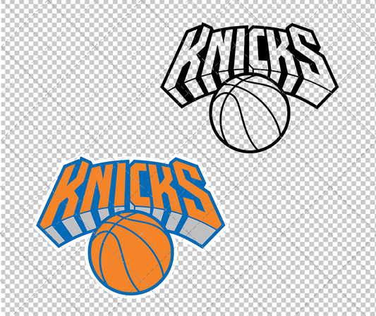 New York Knicks Alternate 2011 003, Svg, Dxf, Eps, Png - SvgShopArt