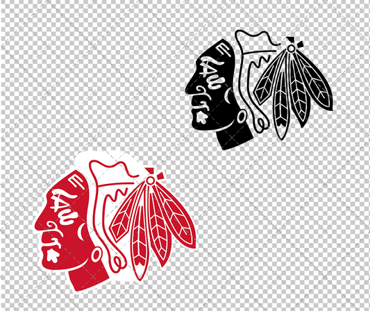 Chicago Blackhawks Concept 1999 006, Svg, Dxf, Eps, Png - SvgShopArt