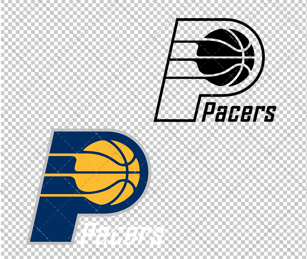 Indiana Pacers Secondary 2005, Svg, Dxf, Eps, Png - SvgShopArt