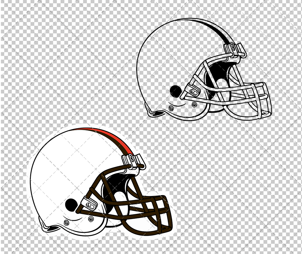 Cleveland Browns Helmet 2023, Svg, Dxf, Eps, Png - SvgShopArt