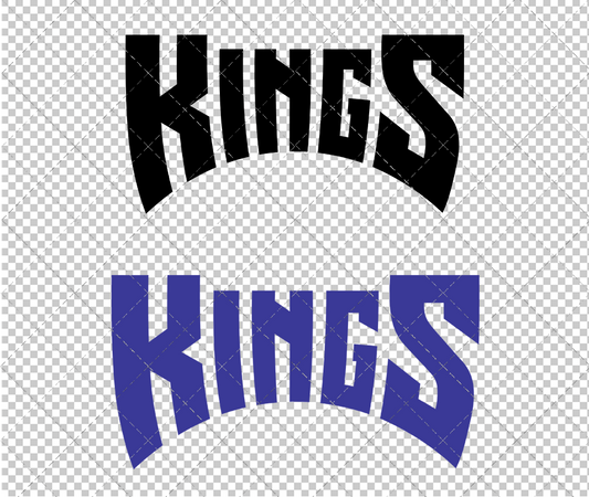 Sacramento Kings Alternate 2014 003, Svg, Dxf, Eps, Png - SvgShopArt