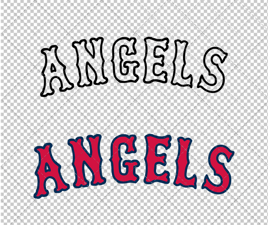 Los Angeles Angels Jersey 1961, Svg, Dxf, Eps, Png - SvgShopArt