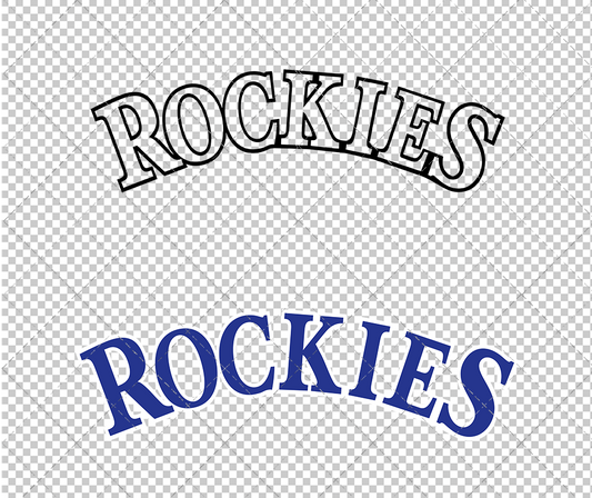 Colorado Rockies Jersey 1994, Svg, Dxf, Eps, Png - SvgShopArt