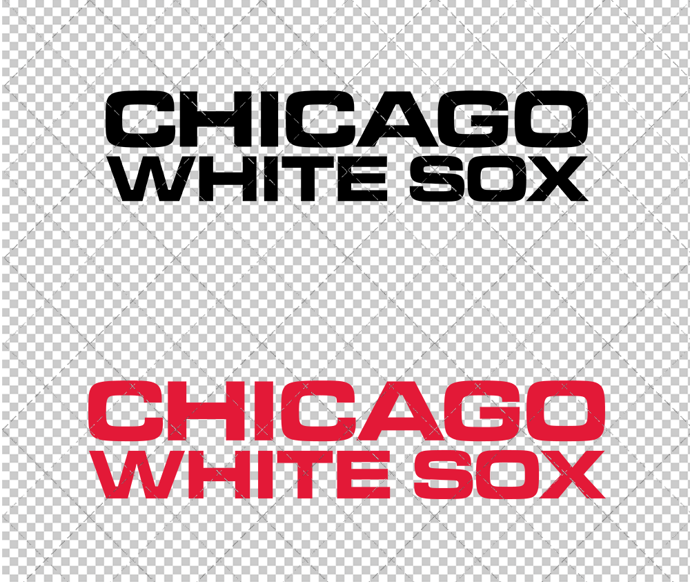 Chicago White Sox Wordmark 1976, Svg, Dxf, Eps, Png - SvgShopArt