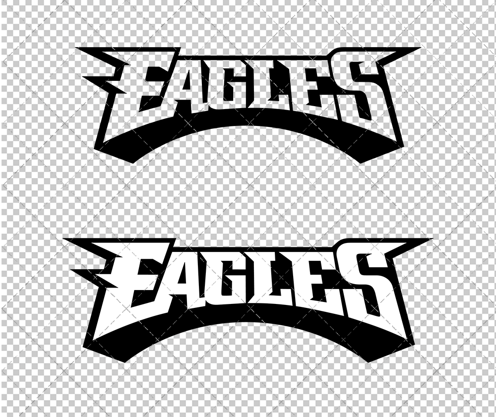 Philadelphia Eagles Wordmark 2003, Svg, Dxf, Eps, Png - SvgShopArt