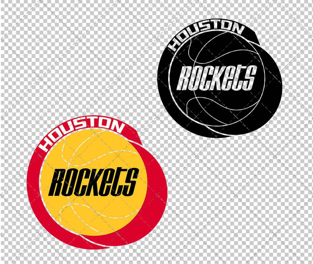 Houston Rockets 1972, Svg, Dxf, Eps, Png - SvgShopArt