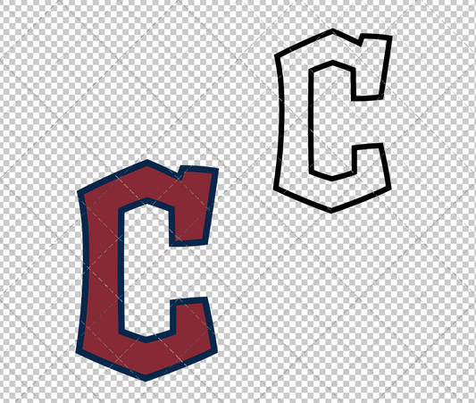 Cleveland Guardians City Connect Cap 2024, Svg, Dxf, Eps, Png - SvgShopart
