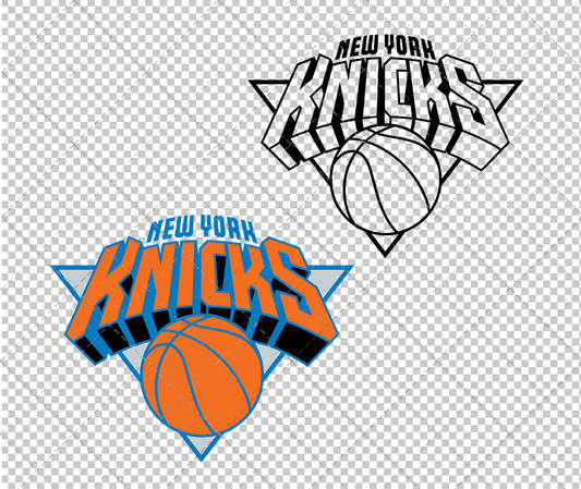 New York Knicks 1995, Svg, Dxf, Eps, Png - SvgShopArt