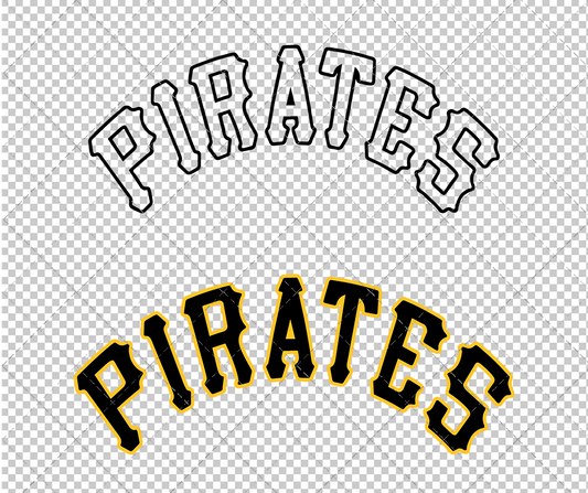 Pittsburgh Pirates Jersey 1954, Svg, Dxf, Eps, Png - SvgShopArt