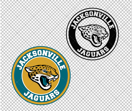 Jacksonville Jaguars Circle 2013 002, Svg, Dxf, Eps, Png - SvgShopArt