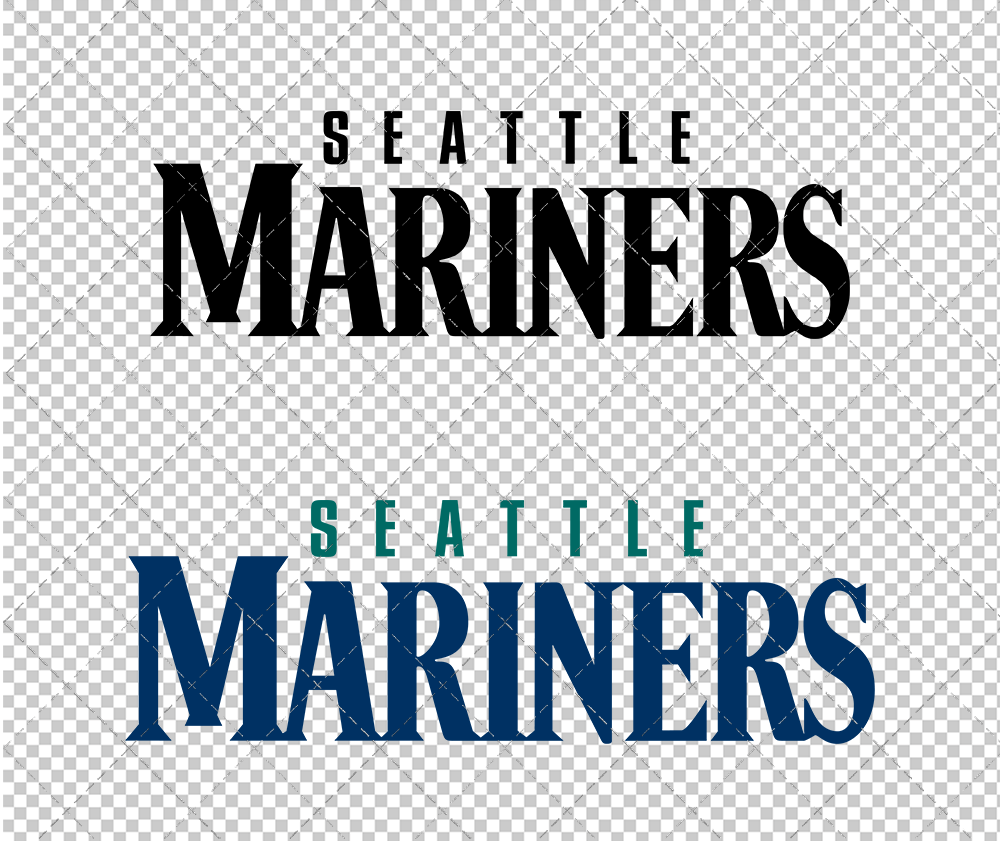 Seattle Mariners Wordmark 2004, Svg, Dxf, Eps, Png - SvgShopArt