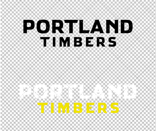 Portland Timbers Wordmark 2011, Svg, Dxf, Eps, Png - SvgShopArt