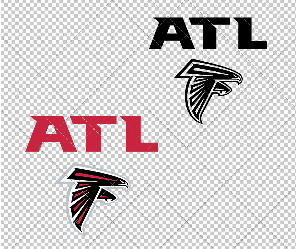 Atlanta Falcons Alternate 2020 004, Svg, Dxf, Eps, Png - SvgShopArt