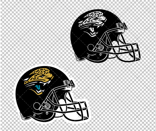 Jacksonville Jaguars Helmet 1995 002, Svg, Dxf, Eps, Png - SvgShopArt