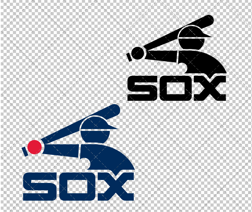 Chicago White Sox Alternate 1982, Svg, Dxf, Eps, Png - SvgShopArt