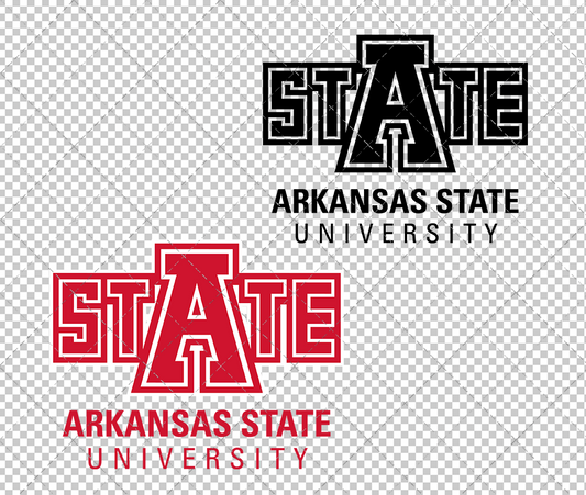 Arkansas State Red Wolves Wordmark 2015 005, Svg, Dxf, Eps, Png - SvgShopArt